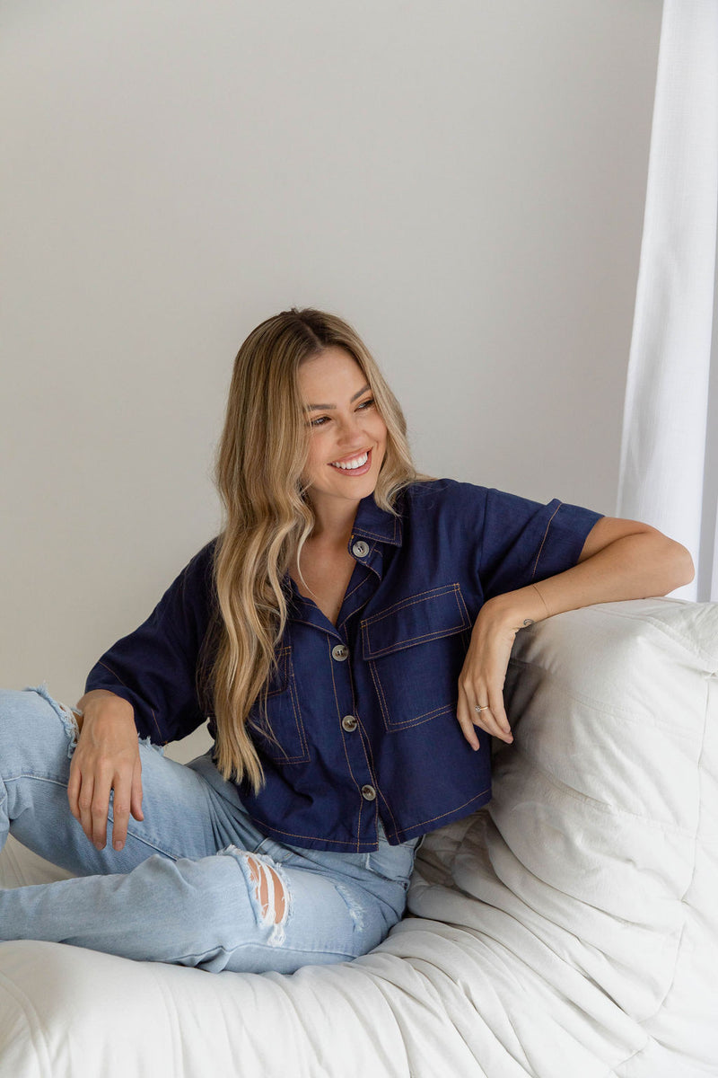 Jude Wide-Leg Linen Pant - White - The Self Styler