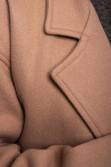 Callie Oversized Coat - Caramel - The Self Styler