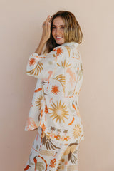 Ella Shirt - Palmira Print - The Self Styler