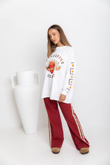Felix Racer Pant - Burgundy