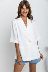 Ayla Top - White - The Self Styler