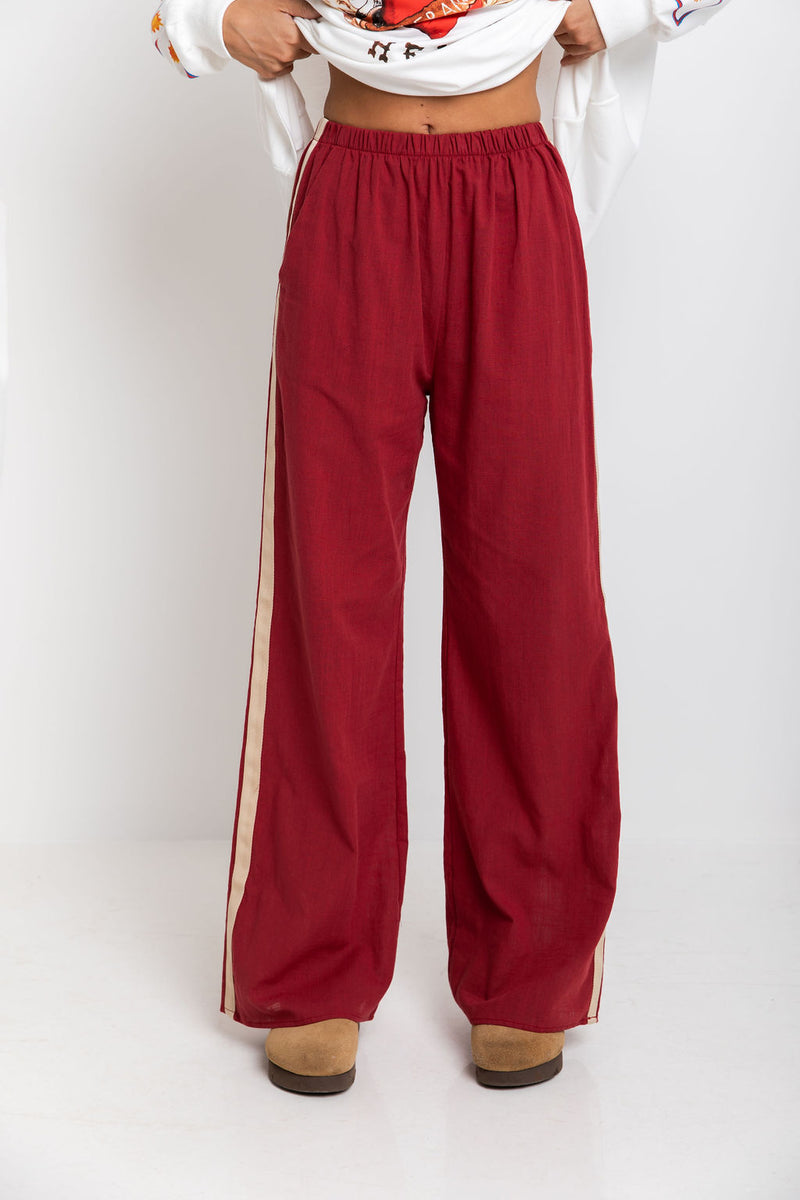 Felix Pant - Burgundy - The Self Styler