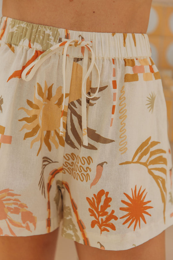 Juni Shorts - Palmira Print