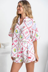 Phoenix Shorts - Tile Print - The Self Styler