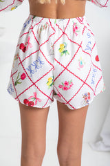 Phoenix Shorts - Tile Print - The Self Styler