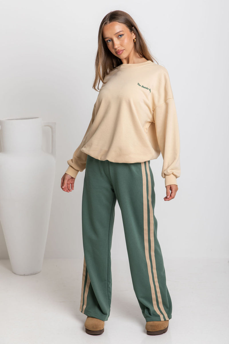 Gia Sweatpants - Green - The Self Styler