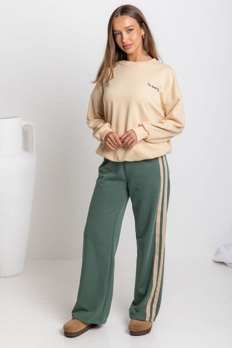 Gia Sweatpants - Green - The Self Styler