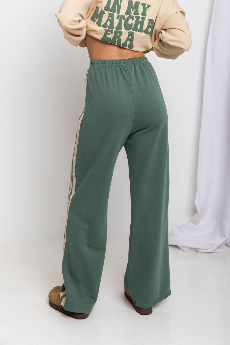 Gia Sweatpants - Green - The Self Styler