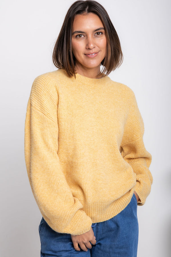 Tai Knit Jumper - Yellow - The Self Styler