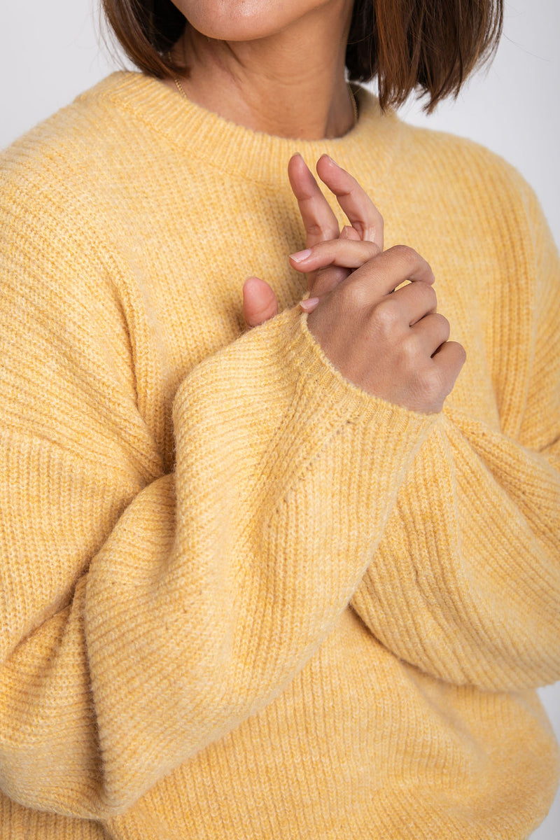 Tai Knit Jumper - Yellow - The Self Styler