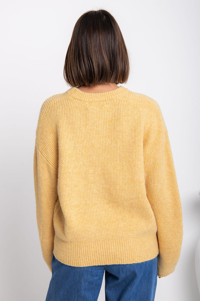 Tai Knit Jumper - Yellow - The Self Styler