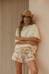 Juni Shorts - Palmira Print - The Self Styler