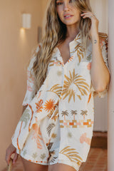 Ella Shirt - Palmira Print - The Self Styler