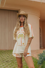 Palmira Graphic Tee - Cream - The Self Styler