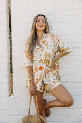Ella Shirt - Palmira Print - The Self Styler