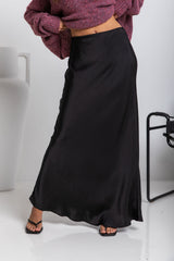 Sienna Maxi Skirt - Black - The Self Styler