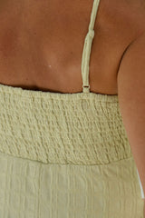 Nadia Midi Dress - Pistachio - The Self Styler