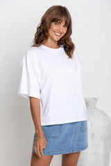 Koah Boxy-Fit Tee - White - The Self Styler