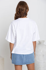 Koah Boxy-Fit Tee - White - The Self Styler
