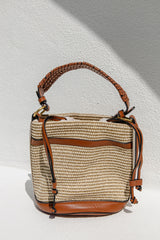Zola Woven Bucket Bag - The Self Styler
