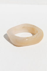 Aria Chunky Bangle - Ivory Multi - The Self Styler