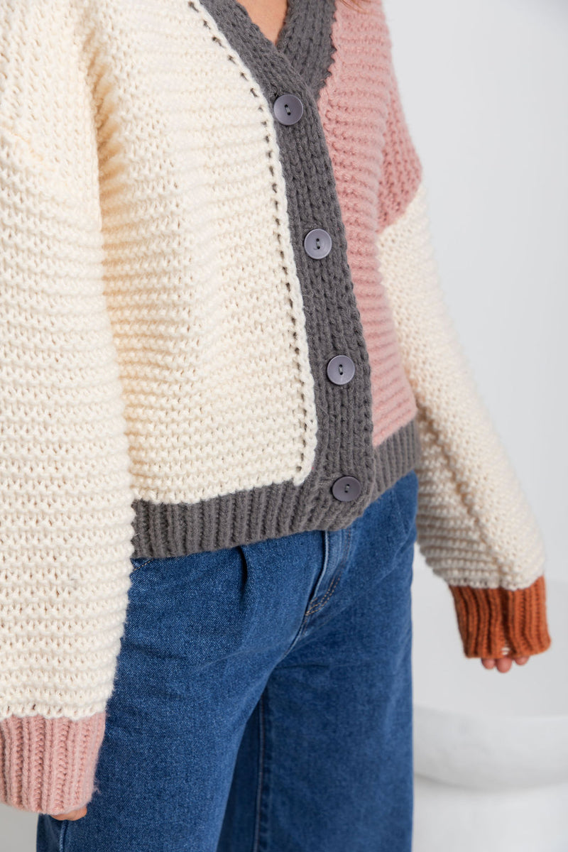 Bambi Knit Cardigan - Multi - The Self Styler