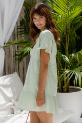 Bora Bora Mini Dress - Mint - The Self Styler