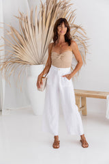 Indiah Tube Top - Sand - The Self Styler