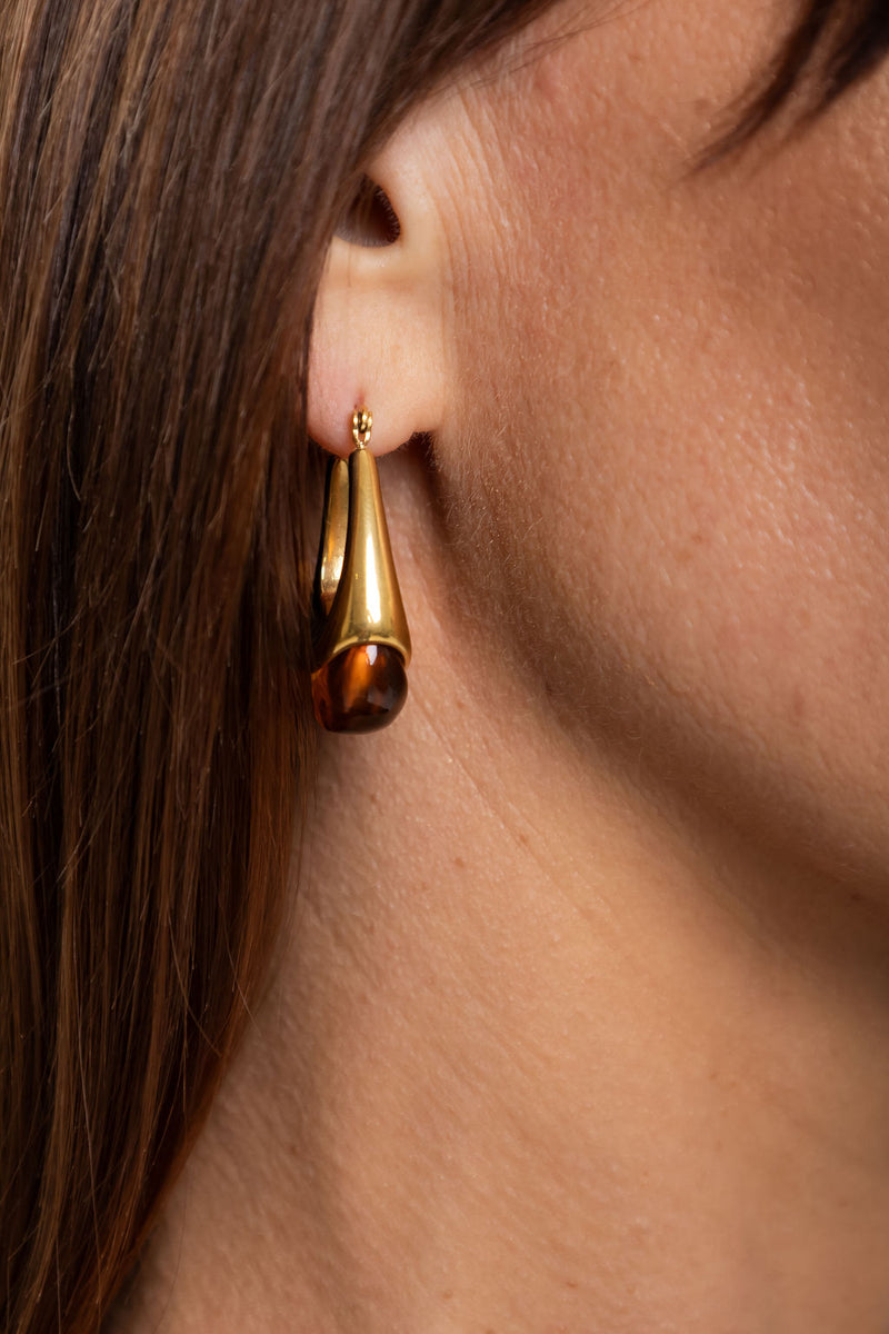 Harper Hoop Earrings - Gold - The Self Styler