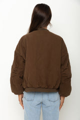 Finn Bomber Jacket - Deep Olive - The Self Styler