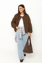 Finn Bomber Jacket - Deep Olive - The Self Styler