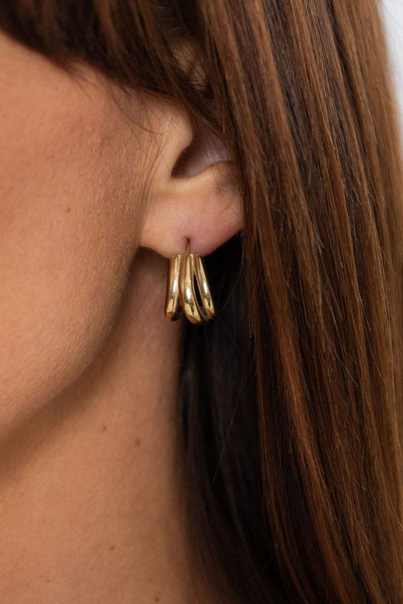 Venus Stud Earrings - Gold - The Self Styler