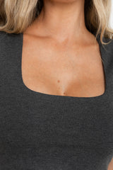 Vera Tank Top - Dark Grey Marle - The Self Styler