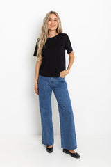 Baylee Basic Tee - Black - The Self Styler