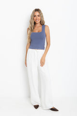 Vera Tank Top - Steel Blue - The Self Styler
