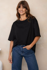 Sonny Relaxed-Fit Tee - Black - The Self Styler