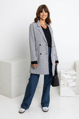Valentina Coat - Black and White - The Self Styler