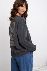 Siren Long Sleeve Graphic Top - Mermaid Print - The Self Styler