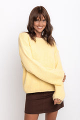 Dylan Denim Mini Skirt - Choc - The Self Styler Exclusive - The Self Styler