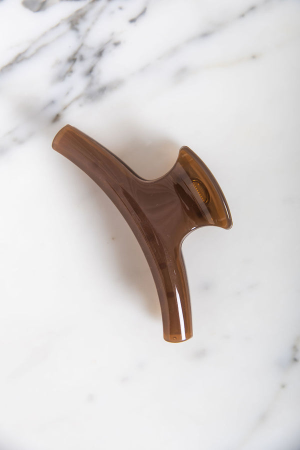 Suki Claw Hair Clip - Opaque Toffee - The Self Styler