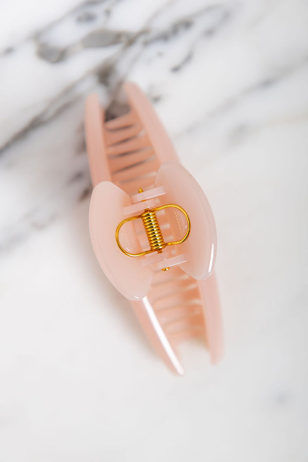 Suki Claw Hair Clip - Peach Pink - The Self Styler