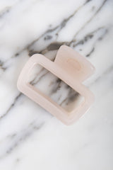 Harriet Claw Clip - Milky White - The Self Styler