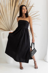 Oaklynn Maxi Dress - Black - The Self Styler