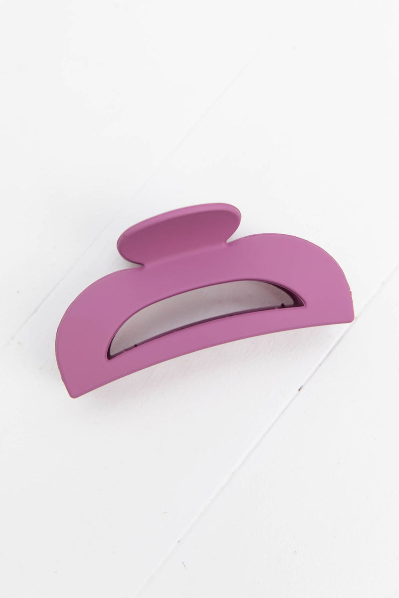 Alma Claw Clip - Grape Purple - The Self Styler