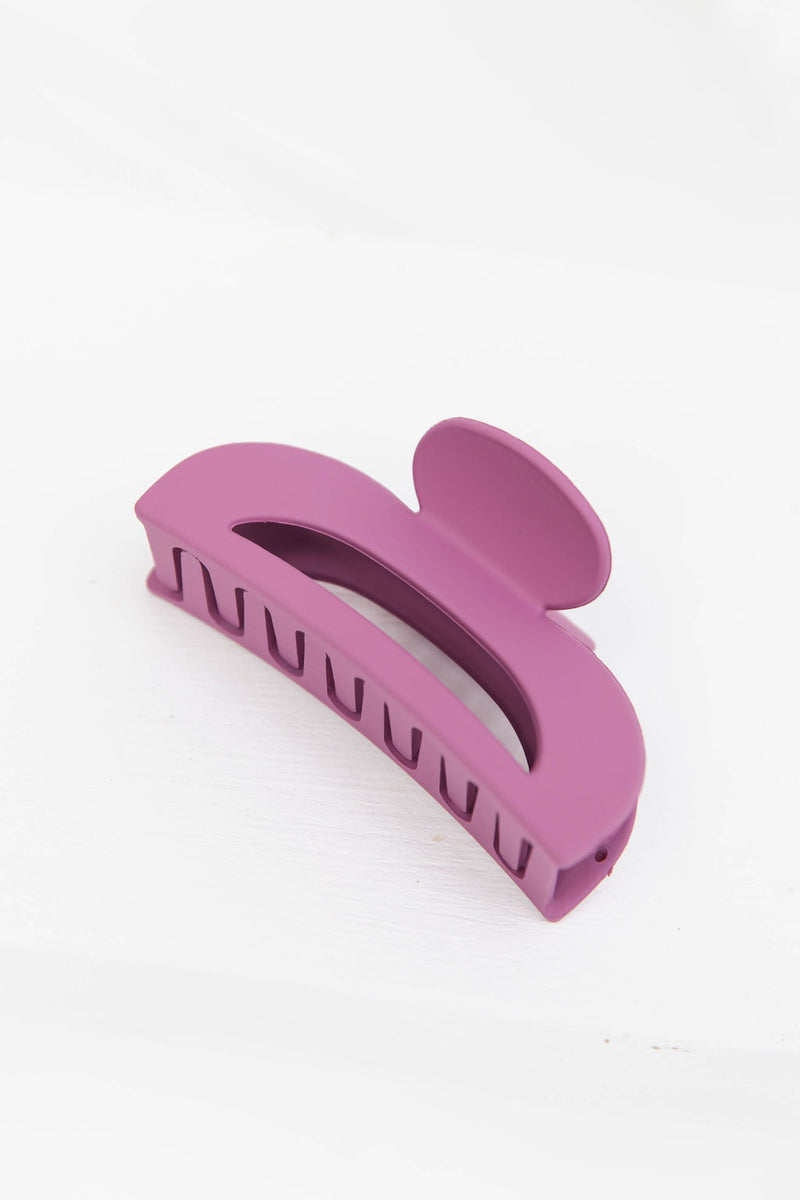 Alma Claw Clip - Grape Purple - The Self Styler