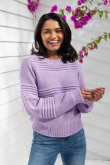 1 Arlo Chunky Sweater - Lilac - The Self Styler