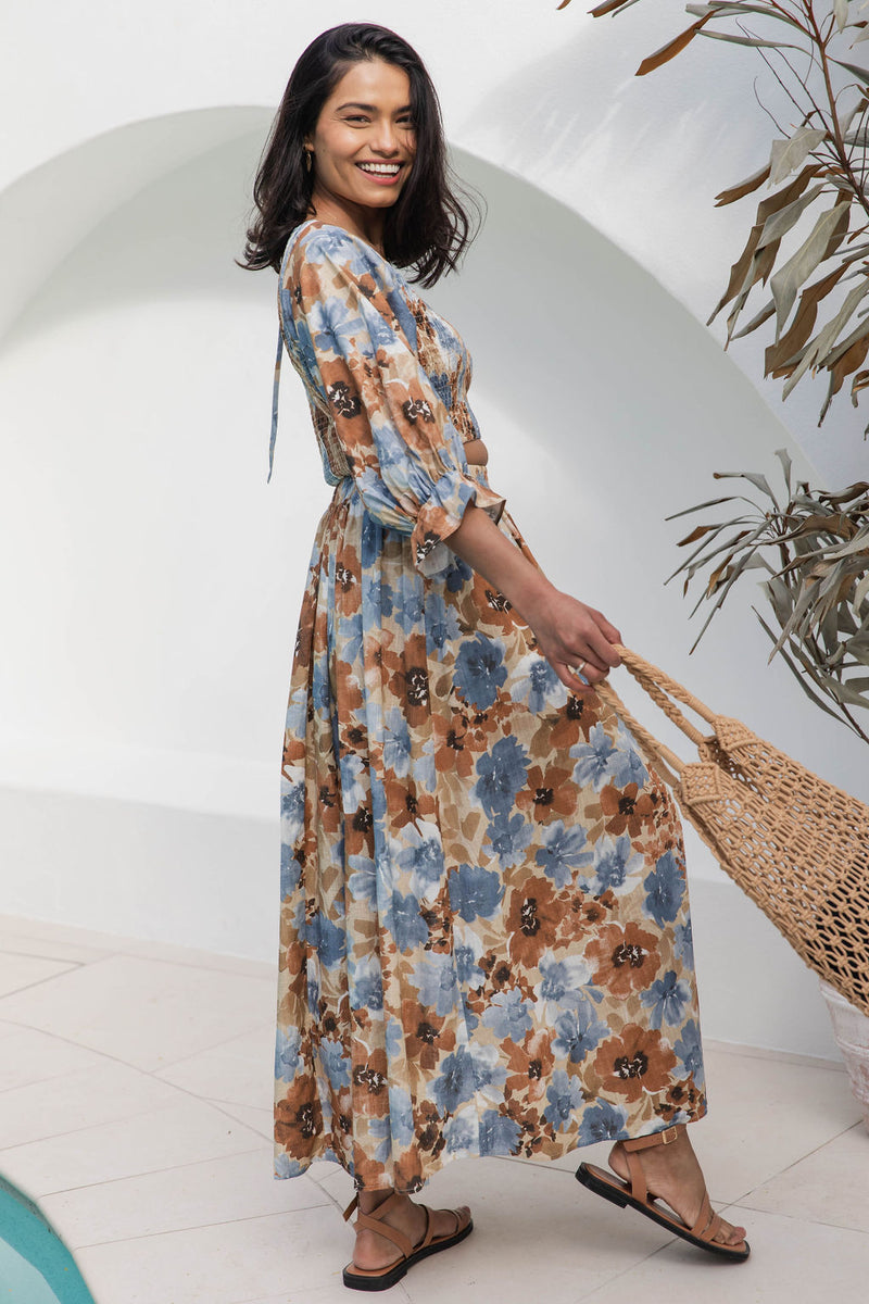 Bellefleur Crop - Poppy Floral - Girl and the Sun - The Self Styler