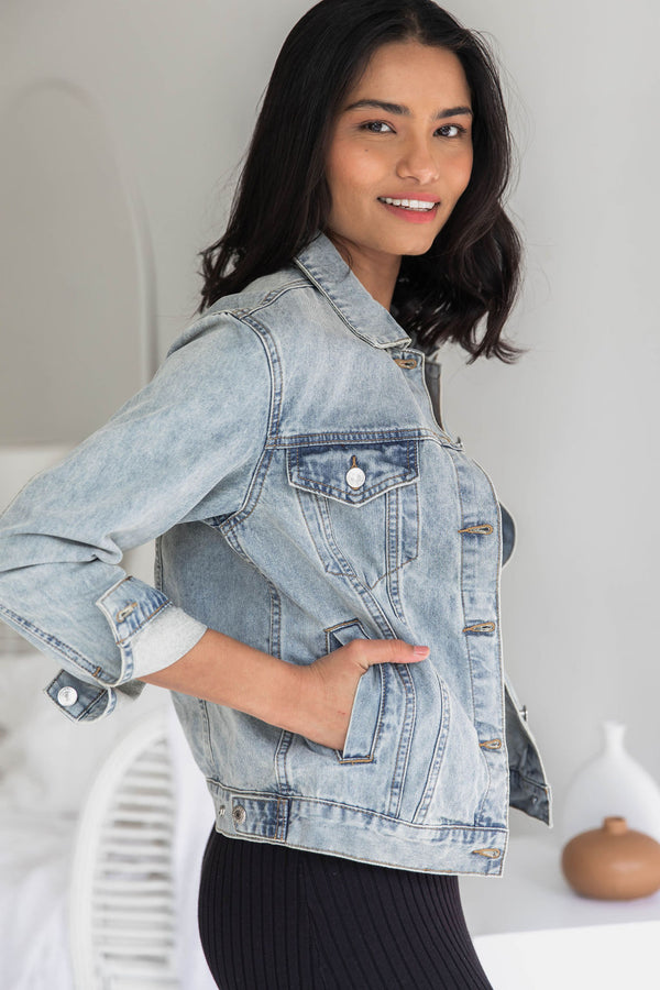 Ryder Denim Jacket - Vintage Wash - The Self Styler