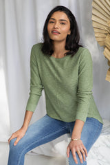 Sacha Knit Crop - Pistachio - The Self Styler