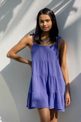 Sorrento Mini Dress - Electric Indigo - The Self Styler - The Self Styler